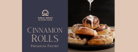Cinnamon Rolls Elegant Facebook Cover