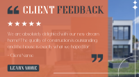 Customer Feedback on Construction Animation