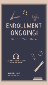 Simple Blackboard Instagram Story Design