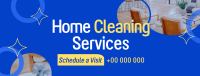 Modern Cleaning Service Facebook Cover Image Preview