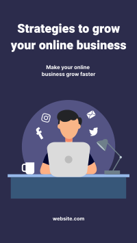 Growing Online Business Instagram Story