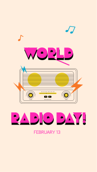 Radio Day Celebration Instagram Story