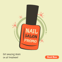 Nail Salon Discount Instagram Post Design