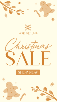 Rustic Christmas Sale YouTube Short Image Preview