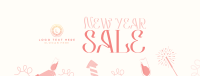 New Year Celebration Sale Facebook Cover
