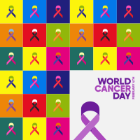 Cancer Day Pop Art Linkedin Post