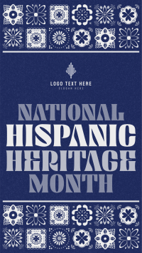 Hispanic Heritage Month Tiles Facebook Story