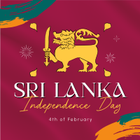 Sri Lanka Independence Instagram Post