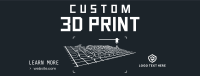 Custom 3D Print Facebook Cover Design