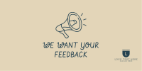 Feedback Megaphone Twitter Post