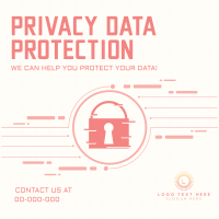 Privacy Data Instagram Post Design