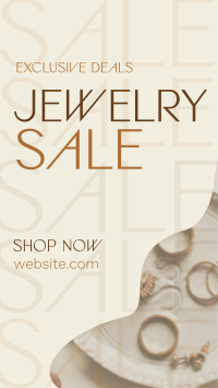 Organic Minimalist Jewelry Sale TikTok Video