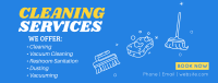 Professional Cleaning Service Facebook Cover