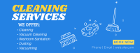 Professional Cleaning Service Facebook Cover Image Preview