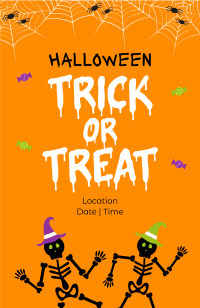 Cute Trick or Treat Invitation