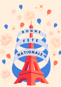 Bastille Day Celebration Flyer