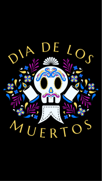 Dia de los Muertos Instagram Story