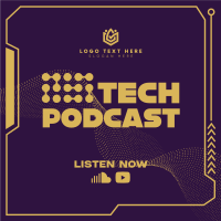 Technology Podcast Circles Instagram Post