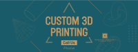 3d Printing Services Facebook Cover Design