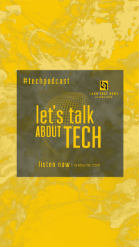 Glass Effect Tech Podcast TikTok Video