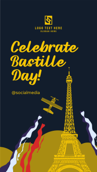 Celebrate Bastille Day Instagram Story