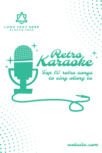 Vintage Karaoke Pinterest Pin Image Preview