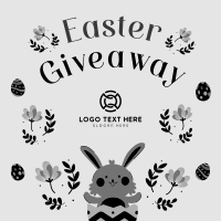 Warm Easter Giveaway Instagram Post Design