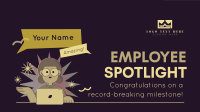 Employee Milestone Spotlight Animation