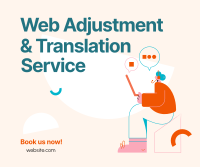 Web Adjustment & Translation Services Facebook Post