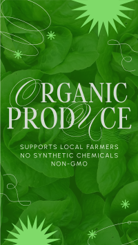 Minimalist Organic Produce Facebook Story