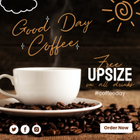 Good Day Coffee Promo Linkedin Post Design