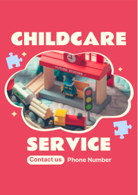 Childcare Daycare Service Flyer