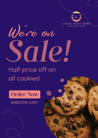 Cookie Dessert Sale Poster