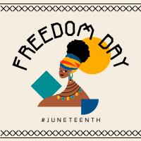 Happy Freedom Day Linkedin Post Design