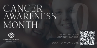 Cancer Awareness Month Twitter Post