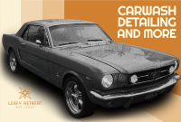 Vintage Carwash Service Pinterest Cover Image Preview