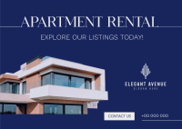 Elegant Real Estate Postcard Image Preview