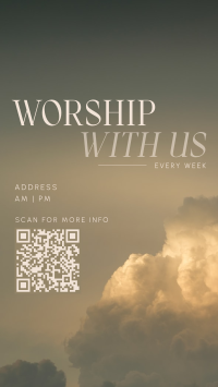 Serene Sunday Church Service TikTok Video