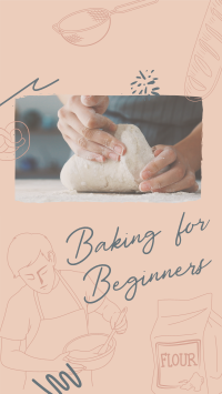 Beginner Baking Class Instagram Story