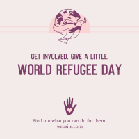 World Refugee Day Dove Instagram Post