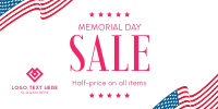 Memorial Day Sale Twitter Post