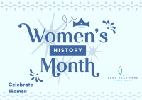 Inspiring Women Celebration Postcard
