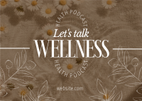 Wellness Podcast Postcard