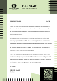 Geometric Business Abstract Letterhead