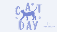 Happy Cat Day Video Design