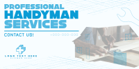 Modern Handyman Service Twitter Post