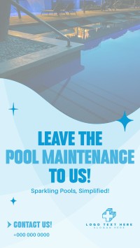 Pool Maintenance Service Facebook Story