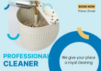 Professional Cleaner Postcard