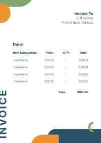 Geometric Invoice example 4