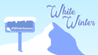 White Winter Facebook Event Cover